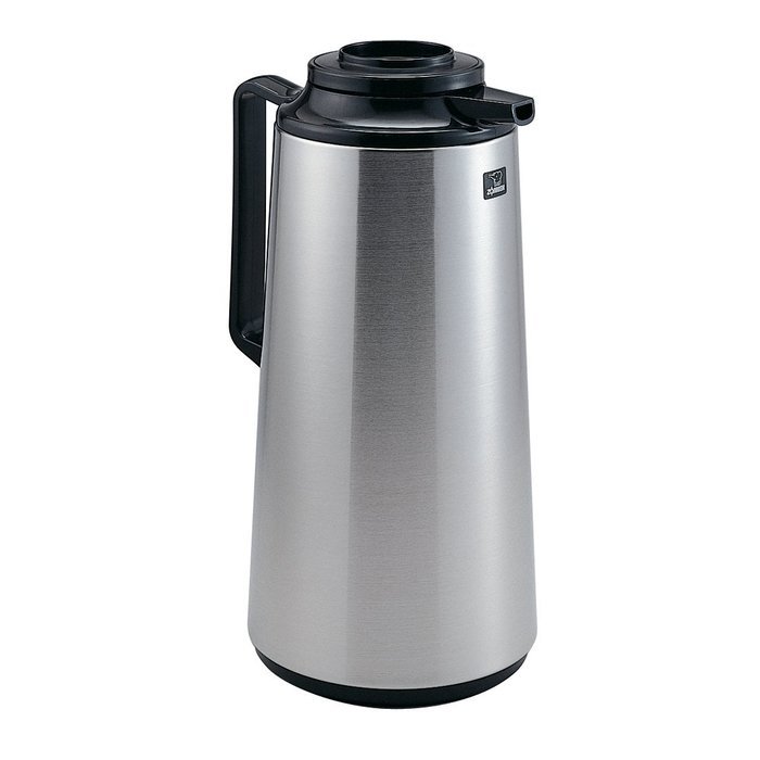 Zojirushi Brushed Stainless Steel Brew Thru Lid Thermal Carafe, 64 Ounce