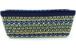 Polish Pottery Rectangular Baker 8-inch August Sunflowers UNIKAT N4