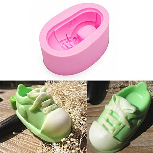 "3D Cute Canvas Shoes Silicone Fondant Mold Chocolate Mould" shopping N3