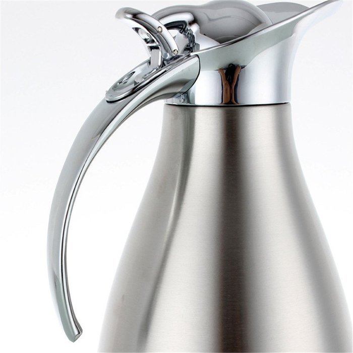 Buy Allamazing Stainless Steel Vacuum Insulated Thermal Carafe Double Wall Coffee Pot Water Pitcher 2L Capacity... N4
