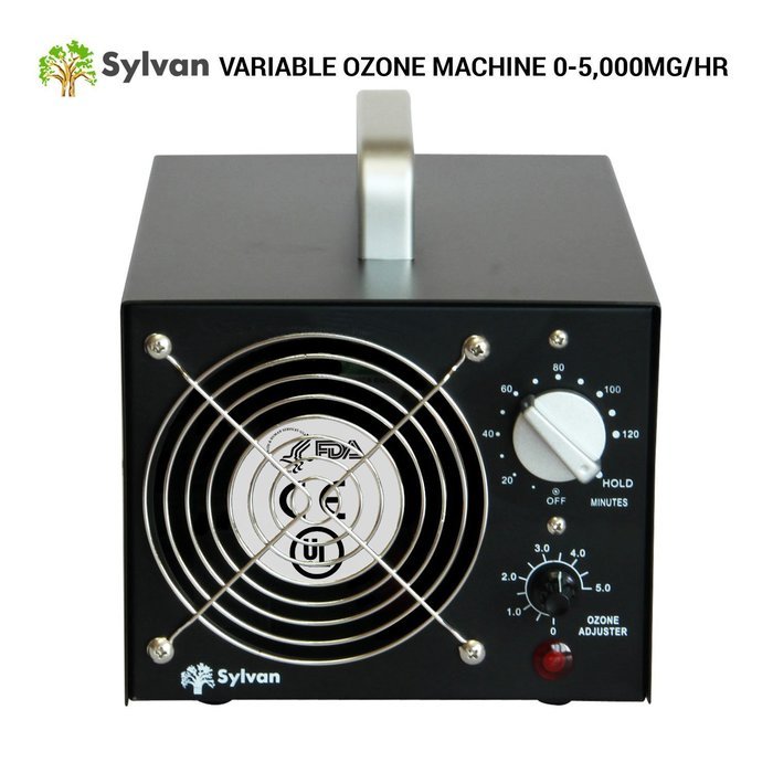 Sylvan Variable Ozone Generator, Adjustable Ozone Output, 5000mg/hr (Complete Set) w/ Bonus Premium Microfiber...