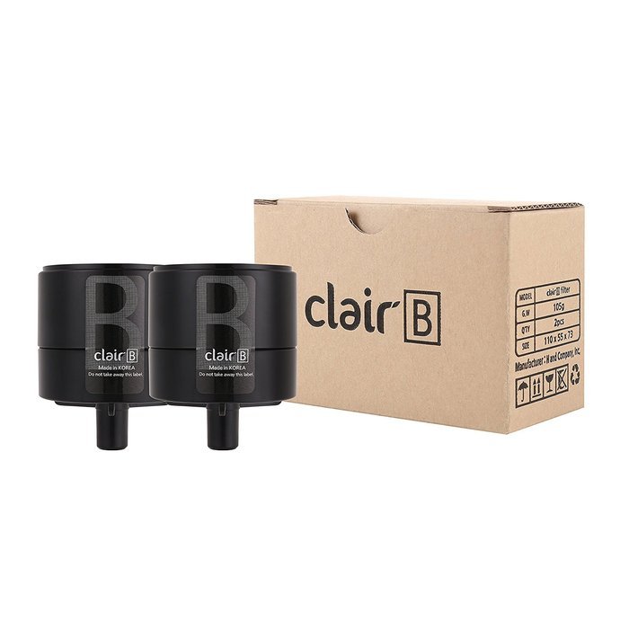 clairB Filter Package for Portable Air Purifier - Including 2 Replacement Filters N2
