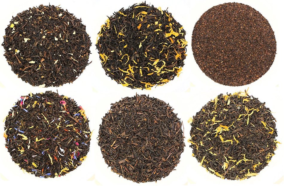 Flavored Black Tea Sampler, Black Tea Assortment Loose Tea Featuring ...