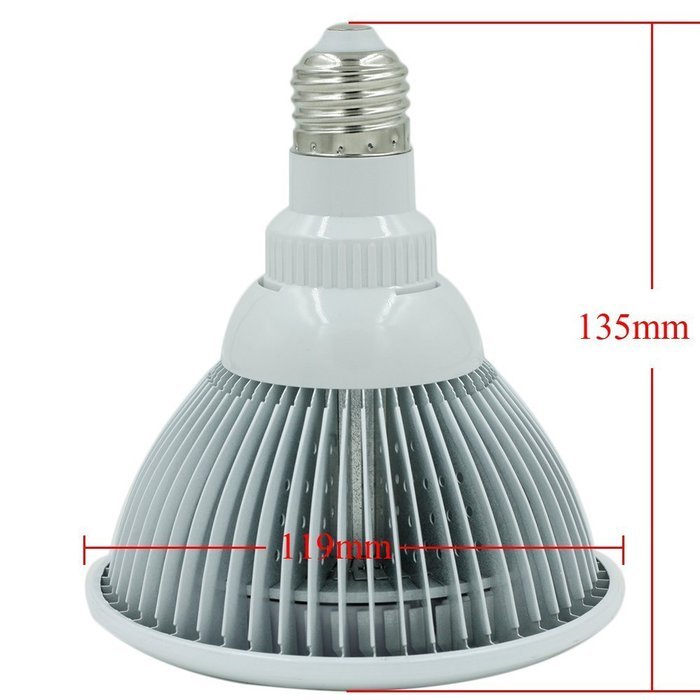 LVJING Led Grow Light Bulb, Hanging Flood light Kit, Waterproof, for Indoor Garden Greenhouse Hydroponic Plants... N19