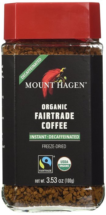 Mount Hagen: Organic Caf&eacute; Decaffeinated Freeze Dried Instant Coffee (1 X 3.53 Oz)