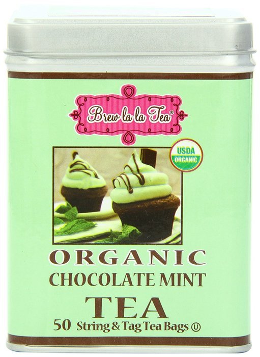 Brew La La Tea Organic Tea Bags, Chocolate Mint, 100 Count N2