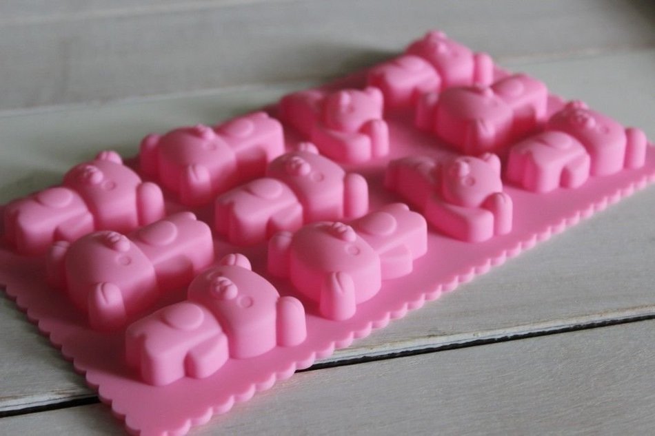 Ice Pop Molds Silicone Baking Mould Mold Chocolate Cake Cookie Muffin Candy Jelly Ice Cube (Type 5-8 Leaves) N5