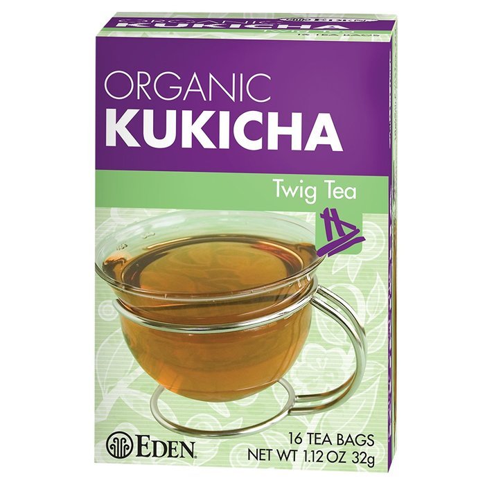 Eden Twig Tea, Tea Bags, Kukicha, Eden Organic 1.12-Ounce Boxes (Pack of 12)