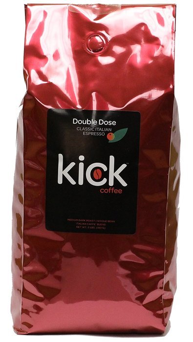 DOUBLE DOSE ESPRESSO: Classic Italian Espresso Caffe Blend, 12 oz. Whole Bean Coffee, Rich Thick Lingering Crema... N7