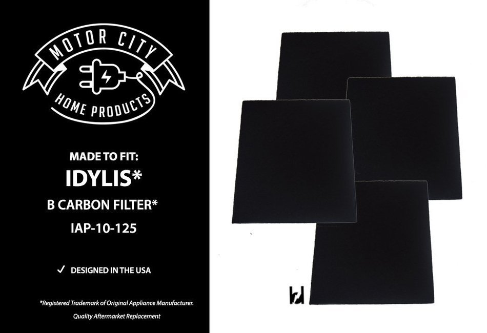 Idylis B Compatible Carbon Filter, Motor City Home Products Brand Replacement (1) N2
