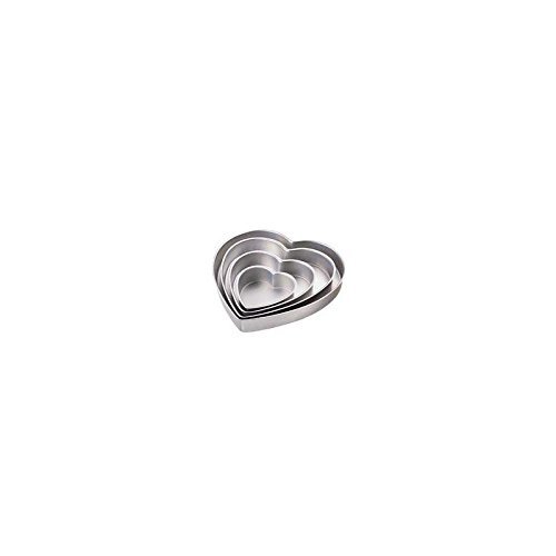 Decorator Preferred Cake Pans 4/Pkg-Heart 6, 10, 12 & 14
