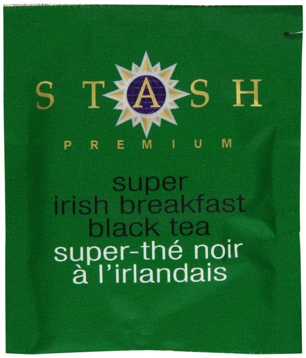 Stash Tea Double Bergamot Earl Grey Black Tea, 10 Count Tea Bags in Foil (Pack of 12) N40