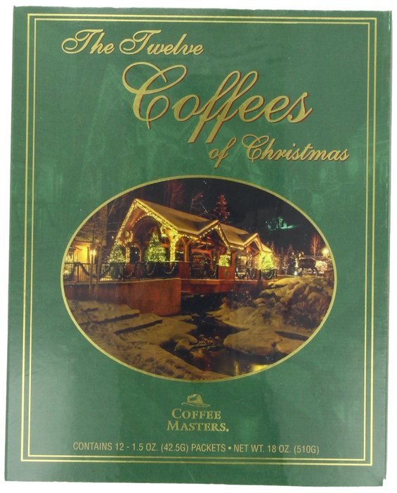 Coffee Masters The Twelve Coffees of Christmas, 18 Ounce