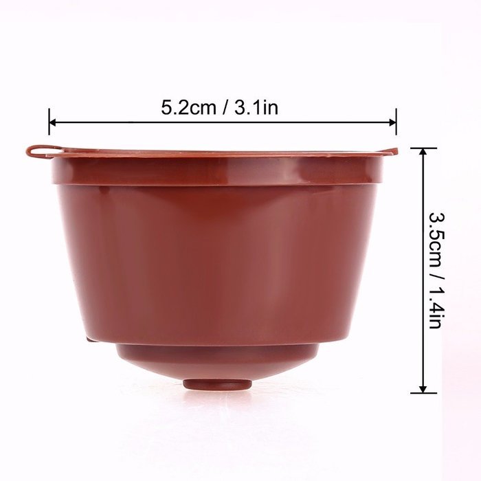 Reusable Refillable Coffee Capsules, Filter Cups Compatible Pods, Cafeteras Kapseln Box, Use 150 times , Applies... N3