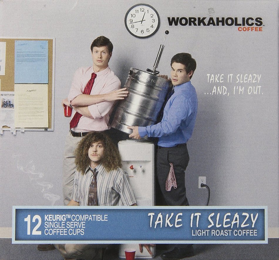 Workaholics Straight Grizzly Single-Cup Coffee for Keurig K-Cup Brewers 12-Count N18