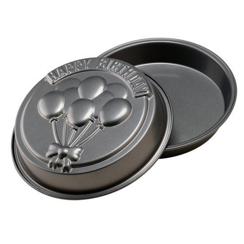 Create N Celebrate Happy Birthday 2-piece metal 9 Inch round cake pan