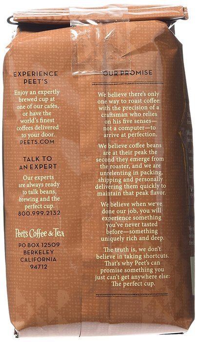 Peet's Coffee Ground Coffee - Cafe Domingo - 12 oz