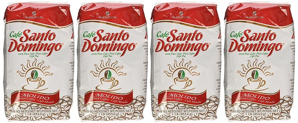 Cafe Molido Santo Domingo Coffee 1 Lb. Bags 4-pack 4 Lbs. Total N3