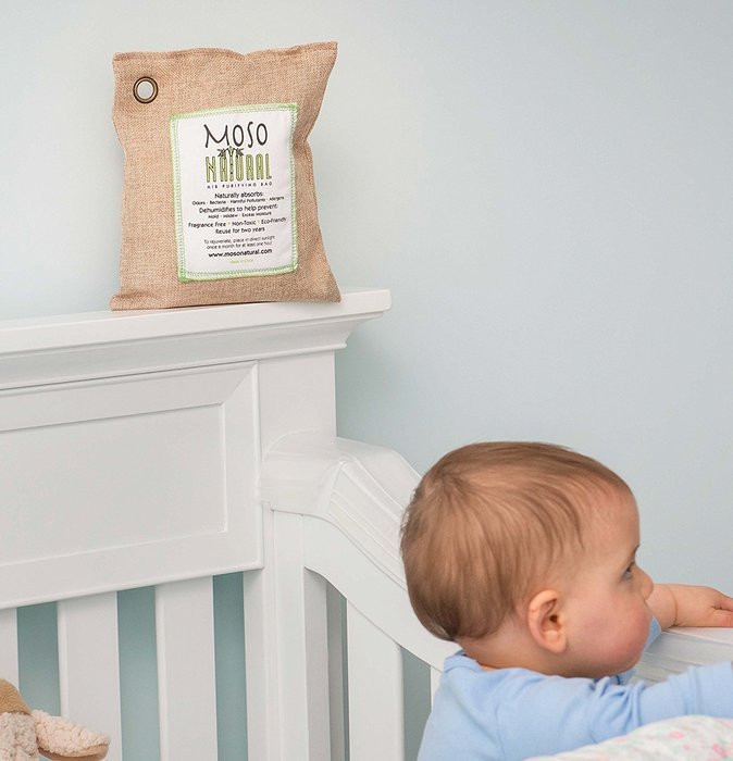 Two (2) Moso Natural Air Purifying Bags 1-200g and 1-500g (Natural) N5
