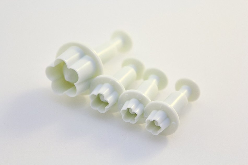 Sorcery Products Fondant Tool Set 4 FLOWER plunger Set N2