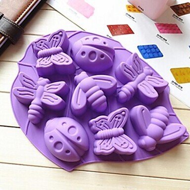 Y&XL&H 8 Hole Insect Shape Cake Mold