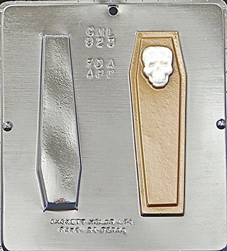 6" Coffin Assembly Chocolate Candy Mold Halloween 923