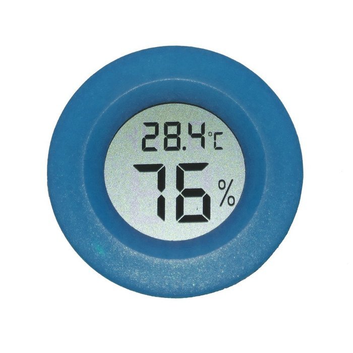 AGEG Round Digital Electronic Thermometer Hygrometer Humidiometer with LCD Display for Family Office Factory Kennel... N8