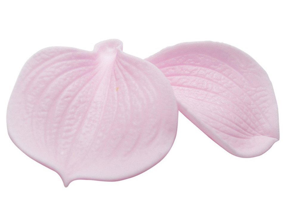 FOUR-C Baking Tools Petal Veiner Embossing Molds Silicone Cake Mold for Decorating Color Pink