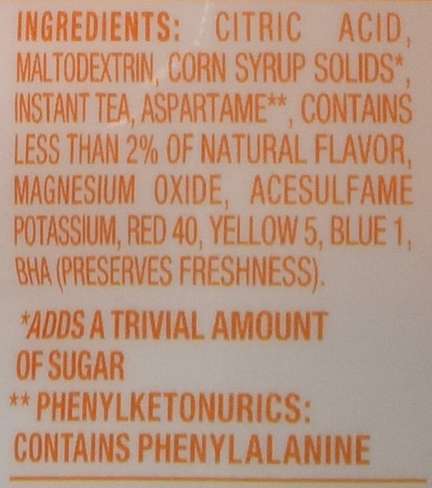 Crystal Light Iced Tea Drink Mix, Natural Lemon Flavor (12-Quart), 1.4-Ounce Packages (Pack of 4) N4