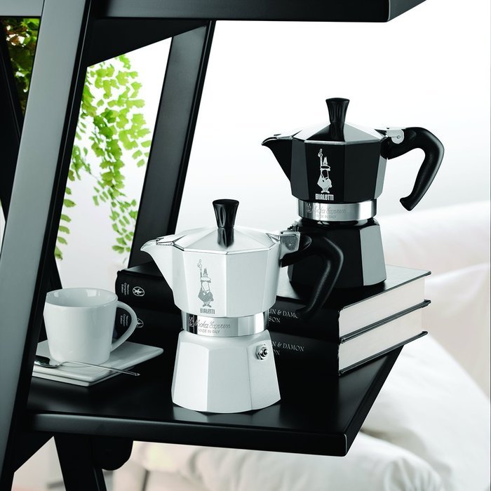 Moka Express WHITE 6-Cup [ Italian Import ]