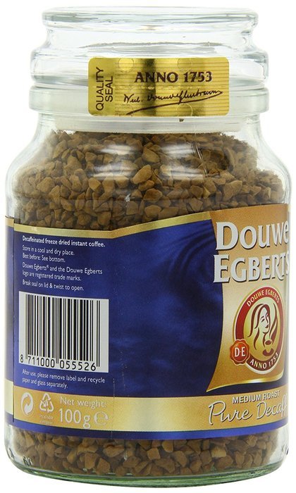 Douwe Egberts Pure Decaf Instant Coffee, Medium Roast, 3.5-Ounce, 100g N6