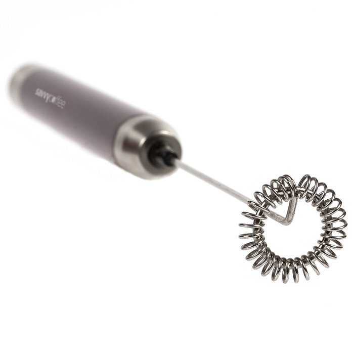 Savvy Coffee Handheld Milk Frother Wand with Stand