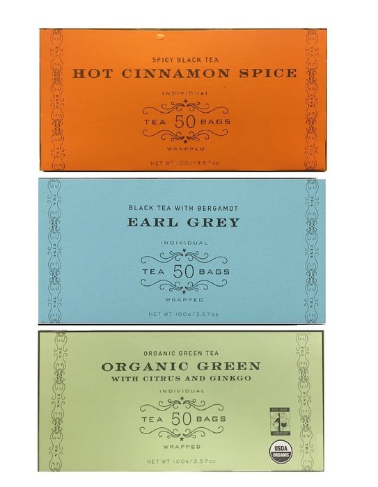 Harney & Sons Variety Pack Total of 150 Tea Bags (50 Bags Earl Grey,50 Bags Hot Cinnamon Spice,50 Bags Organic...
