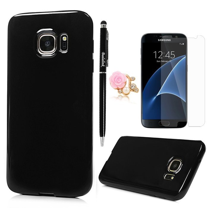 Badalink Galaxy S7 Case Candy Color Soft TPU Rubber Skin Bumper Case Shockproof Flexible Easy Grip Slip Rrsistant... N26