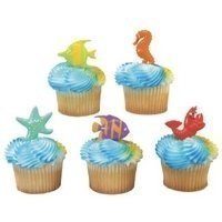 Sealife Friends Cupcake Picks (24-Pack)