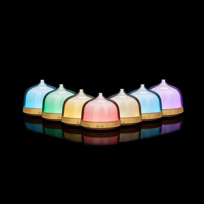 FIIL Ultrasonic Cool Mist Humidifier ,200ml Aromatherapy Essential Oil Diffuser with 7 Color LED Lights and Waterless... N2