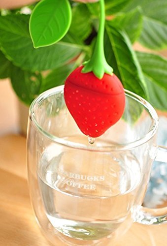 Viskey Creative Strawberry-shape Tea Ball Infuser, Pack of 2 N2