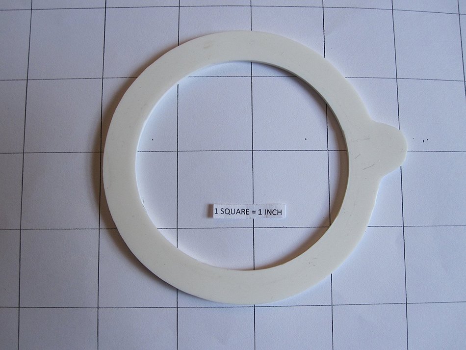 Fab International Bormioli Rocco Fido 3.25" Compatible Replacement Jar Gaskets, Bag of 6 (AFTER MARKET PART)