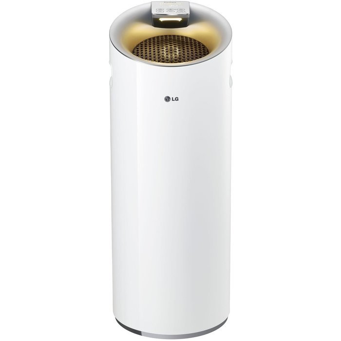 LG AS401WWA1 Puricare Tower Filter Air Purifier with Smart Air Quality Sensor & Lodecibel Operation N4