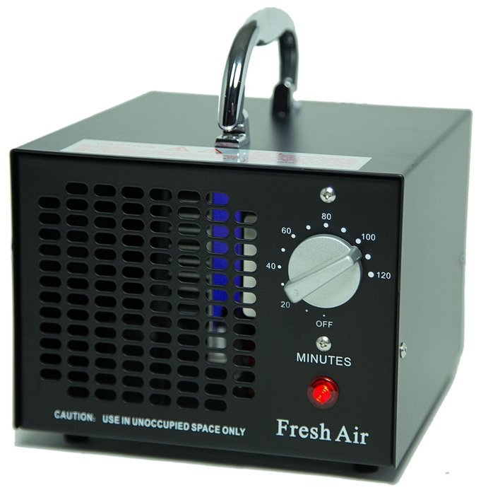 Fresh Air Commercial Air Purifier Ozone Generator 3500mg Cleaner Deodorizer (Black) N6