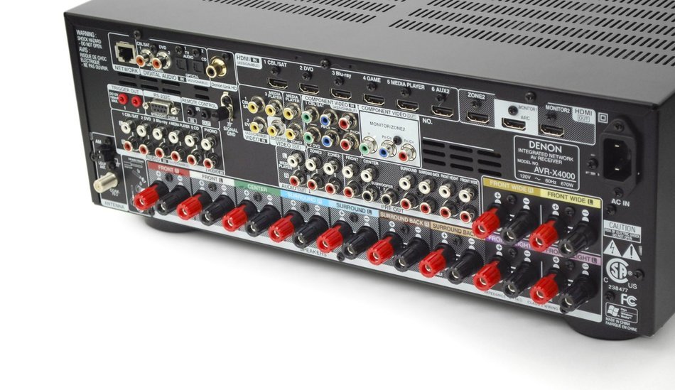 Denon AVR-X4000 7.2-Channel 4K Ultra HD Networking Home Theater AV Receiver with AirPlay (Discontinued by Manufacturer)