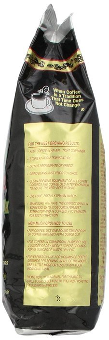 Caffe D'arte Capri Whole Bean Coffee, 5-Pound Foil Bag N21