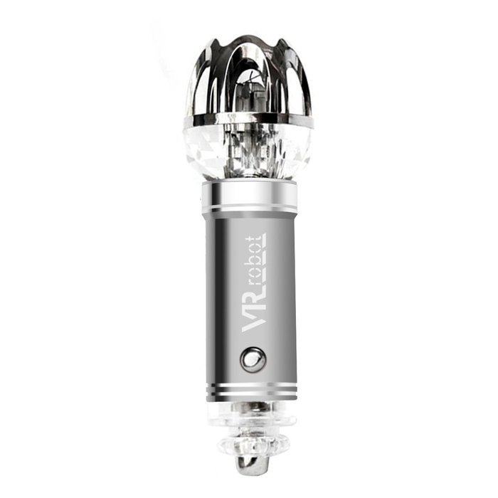 Car Air Purifier by VR-robot,Car Air Fresher,Ionic Purifier,Oxygen Ozone Ionizer, Cleaner Removing Dust, Pollen... N16
