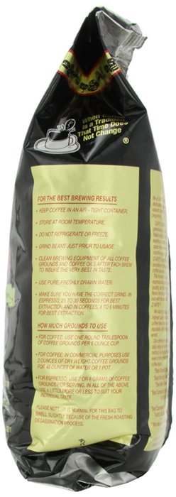 Caffe D'arte Capri Whole Bean Coffee, 5-Pound Foil Bag N28