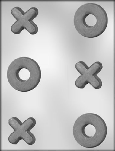 CK Products 2-Inch X's and O's Chocolate Mold