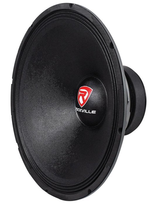 Rockville RVW1800P4 1800w 18" Raw DJ Subwoofer 4 Ohm Sub Woofer 107OZ Magnet
