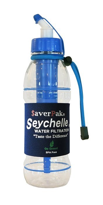 $averPak Single - Includes 1 Seychelle Advanced Replacement Filter for the 20oz Sports Bottle (Blue) N2