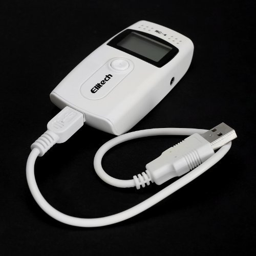 Elitech LCD display USB Temperature Data logger / recorder, 16000 data recording capacity, come with External... N5