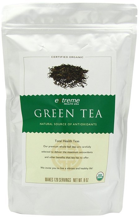 Extreme Health's Organically Grown Green Tea, Loose Leaf, 8-Ounce Bag N2