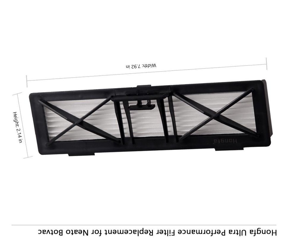 Hongfa Black Side Brushes Replacement for Neato 945-0130 Botvac (4) N23